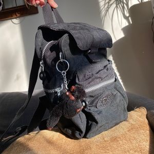 Black Kipling Small Backpack